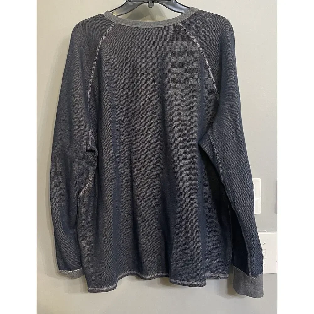 Tommy Bahama Sweater Crew Neck Long‎ Sleeve Reversible Mens XL